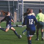 Women's Soccer wins 1-0 against St. FX. Photo by Alice Hebb