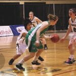The Tigers left the league basement by zoning in on UPEI's attackers all game. Photo by Alice Hebb