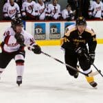 Dal's Francois Gauthier in action Feb. 4. Photo by Martina Marien
