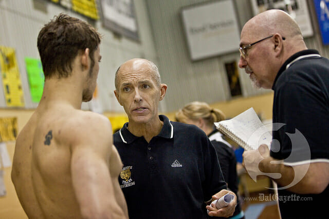 Swimming coach retires