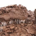 Ice blocks (such as the one pictured above) could possibly damage turbines in the Bay of Fundy. Photo by CarolAnne Black