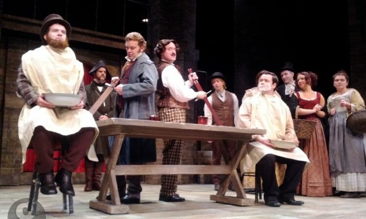 Sweeney Todd serves meat pie to get even