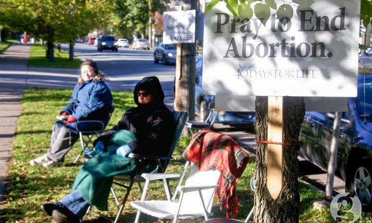 Streetscaping the abortion debate