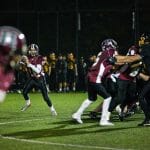 Greg Brown was dialed in during Holland College's 23-13 victory. (Pau Balite photo)