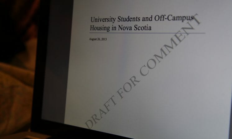 StudentsNS report wants better student housing standards