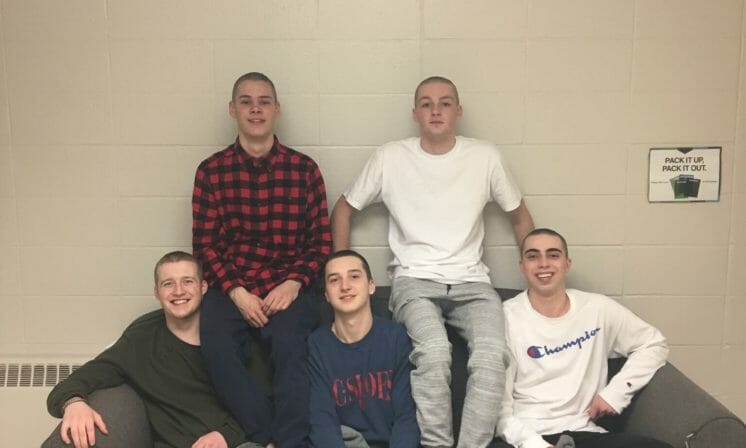Good people doing good things: A bald brotherhood in Howe Hall