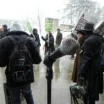 The mic before the rally