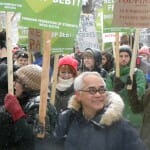 Profs protesting