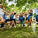 Jumped up on Frosh week. Photo by Paul Balite. 2011