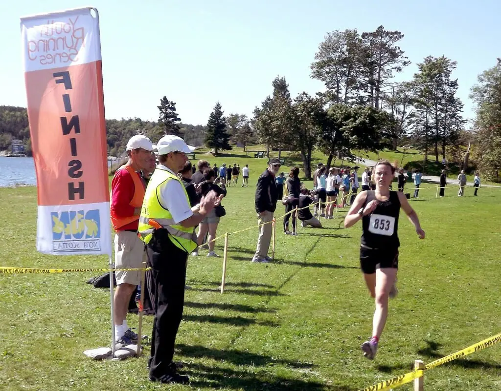 5 km finish line. Photo by Violet Macleod