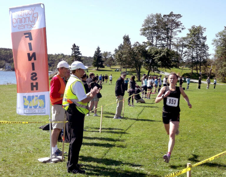 5 km finish line. Photo by Violet Macleod