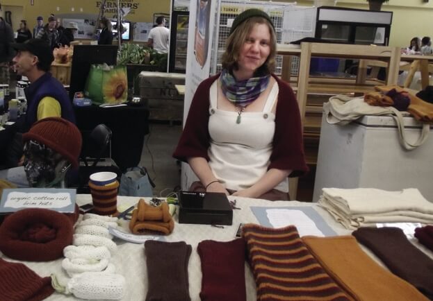 Gia Greer on market day. Photo by XXXXX.