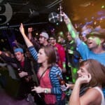 Crowd at Trouble Andrew. Photo by Angela Gzowski