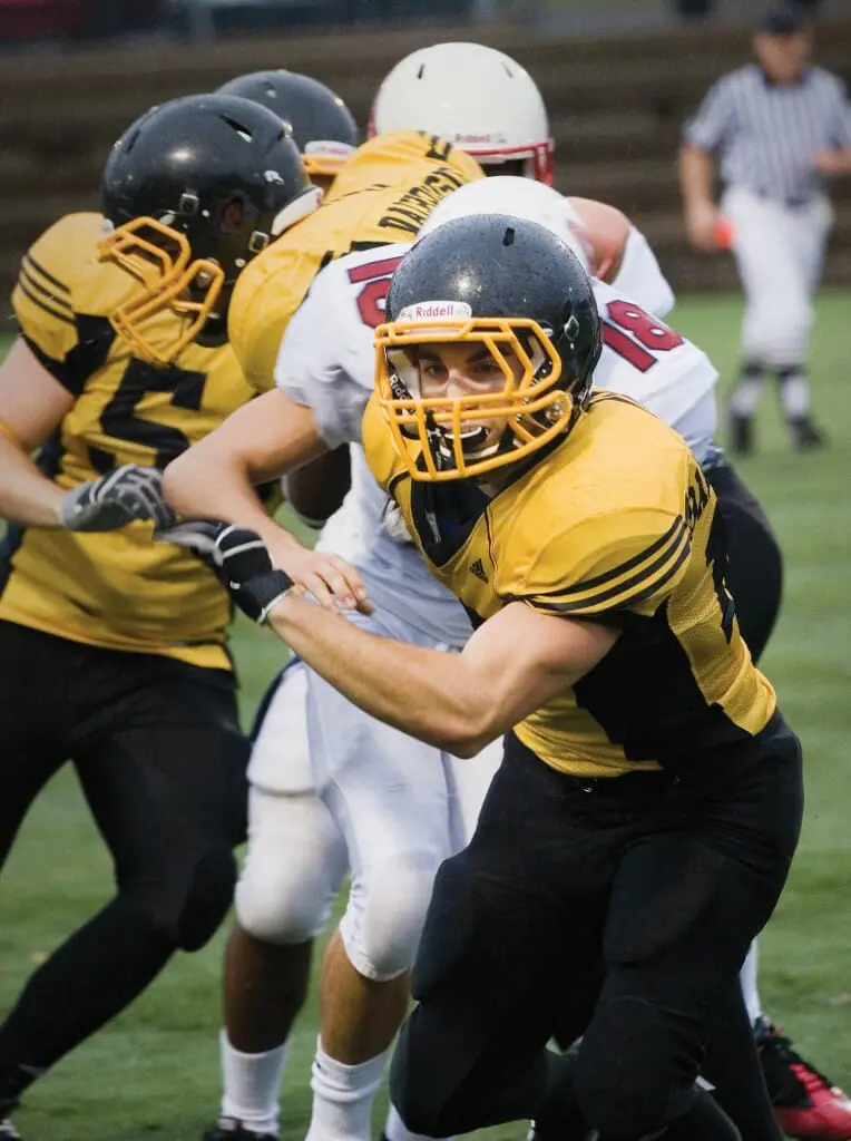 Tigers football, Oct 2, 2011. Photo by Rob Grandy