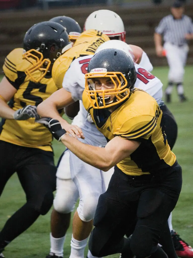 Tigers football, Oct 2, 2011. Photo by Rob Grandy