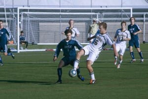 Men's Soccer. Photo by Alice Hebb