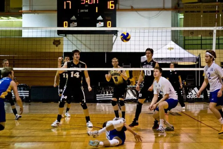 Men's Volleyball scores. Photo by Paul Balite.