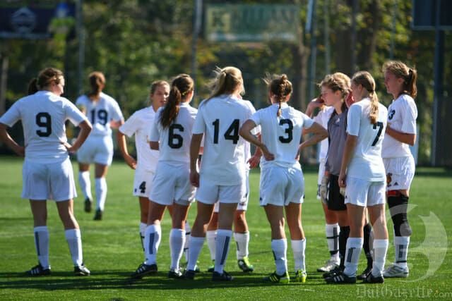 Women's soccer team. Photo by Ian Froese