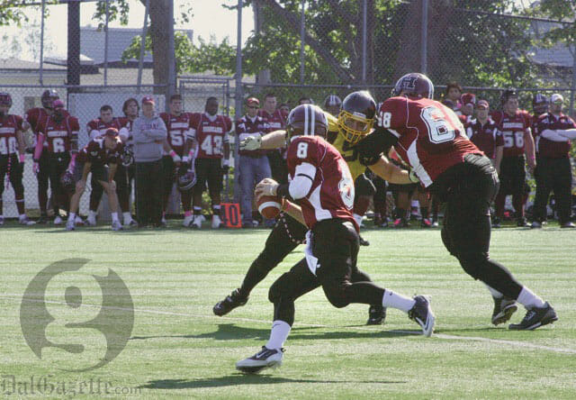Can we get a hail mary? Photo by Alice Hebb