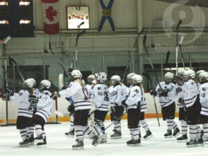 Saint Mary's hockey. Photo by Richard Lafortune