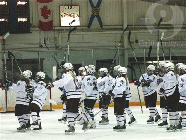 Saint Mary's hockey. Photo by Richard Lafortune
