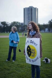 Take Back The Night. Photo by Angela Gzowski