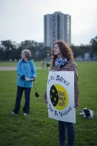 Take Back The Night. Photo by Angela Gzowski