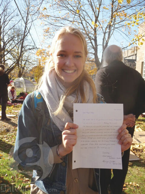 Claire Webber writes a letter to Mayor Kelly