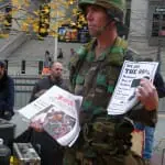 David Suker, a teacher and vet, has been arrested twice during Occupy events. Photo by Kat Pyne.