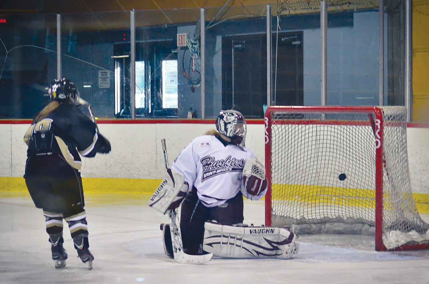 Goals like this allowed the Tigers to take the 3 - 2 victory. Photo by Calum Agnew.