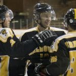 The Tigers had reason to celebrate Jan. 3. Photo by Rob Grandy.