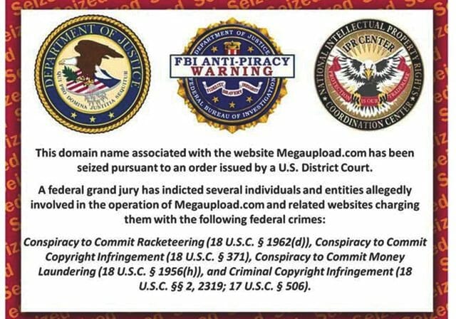 Megaupload goes bust