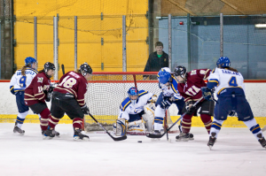 Mount Allison's #18 Katelyn Morton is on Moncton's doorstep. Photo by Pau Balite.