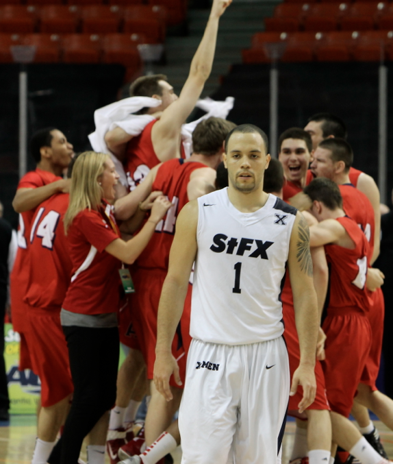 X-Men guard Tyrell Vernon doesn't want to look back. Photo by Shauna Brown.