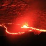The Erta Ale volcano bubbles with lava. (Bryn Karcha photo)