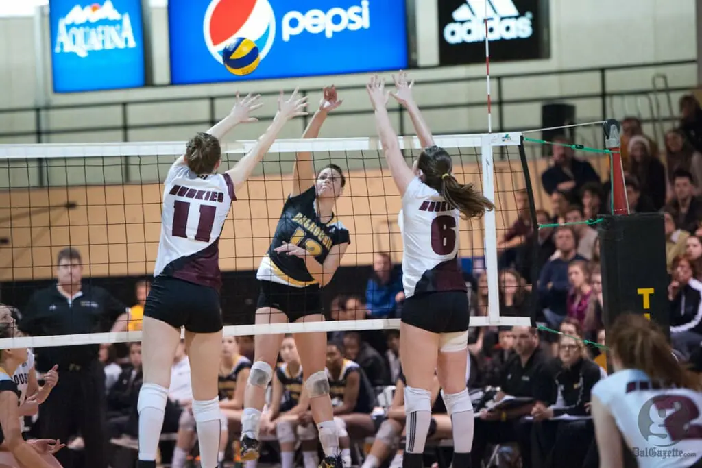 Dal's women's volleyball team will play in the AUS Championship semi-finals on Feb. 16 (Chris Parent photo)