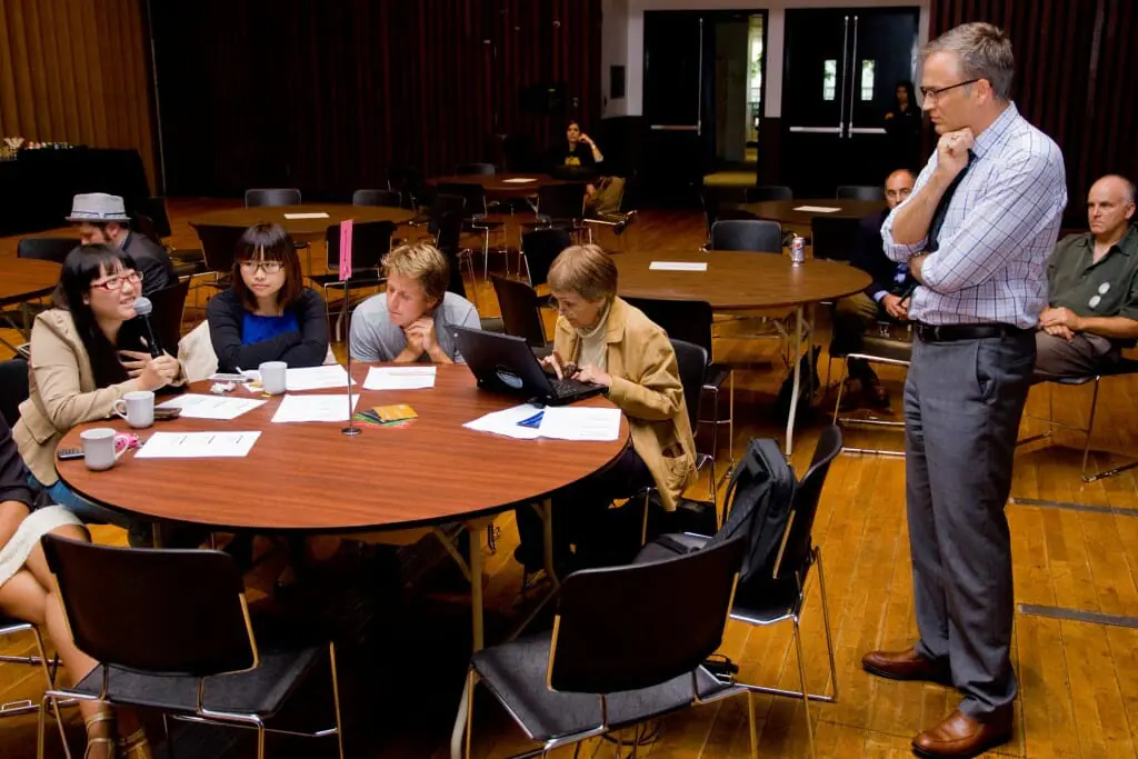If you missed it over the summer (as many students did) contribute your thoughts to the campaign. (photo by Bryn Karcha)