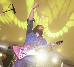 The Sheepdogs set was a whirlwind of solo-fuelled energy (photo by Chris Parent)