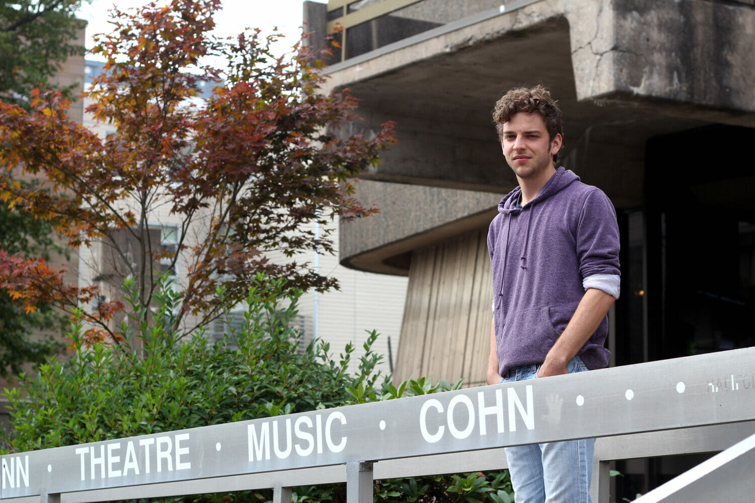 From the Cohn to the city, Willem Blois heads the new outreach program (photo by Deborah Ooman)