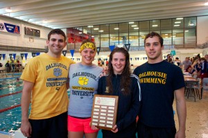 Tigers swimmers made a big splash in Wolfville, finishing first again (Photo by Kit Morgan)