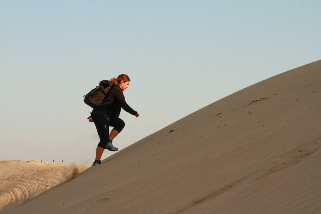 Climbing for a good cause. (Photo submitted)