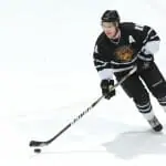 Ben MacAskill had three assists in the UPEI win. (Photo by Kit Moran)