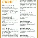 sports report card