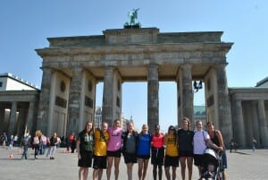 Some Tigers at Brandenburger Gate to Berlin.
