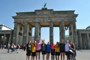 Some Tigers at Brandenburger Gate to Berlin.