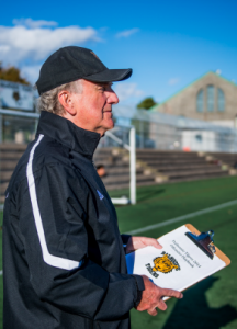 Rick Rivers is still passionate about Dal football 45 years later. (Photo by Amin Helal)