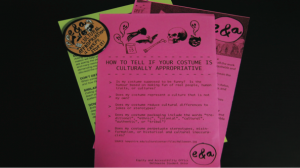 Materials distributed by the E&A office as part of their Halloween campaign. ••• Eleanor Davidson / Dalhousie Gazette