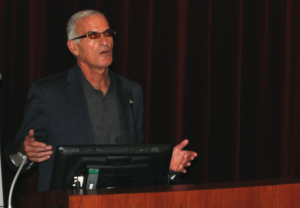 The lecture was organized by Independent Jewish Voices (Canada) and Canadians, Arabs and Jews for a Just Peace.