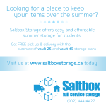 Saltbox Storage Ad