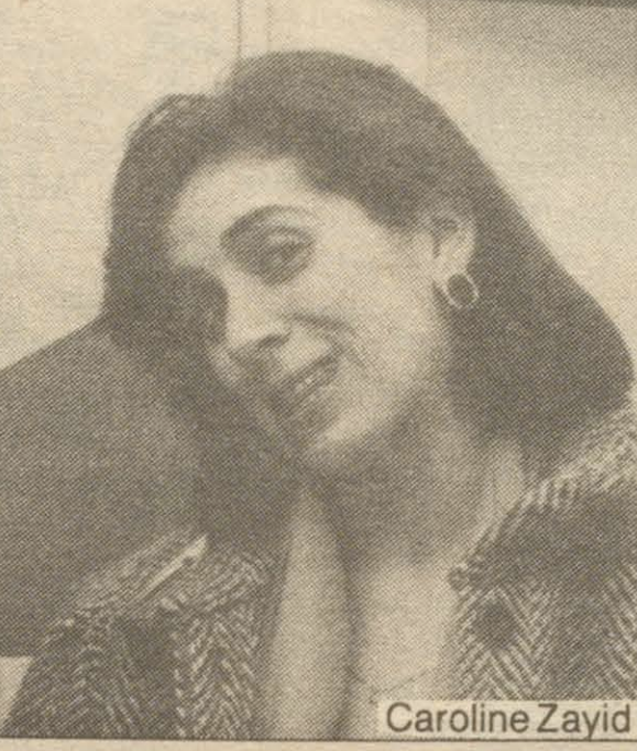 Caroline Zayid, 1986-1987